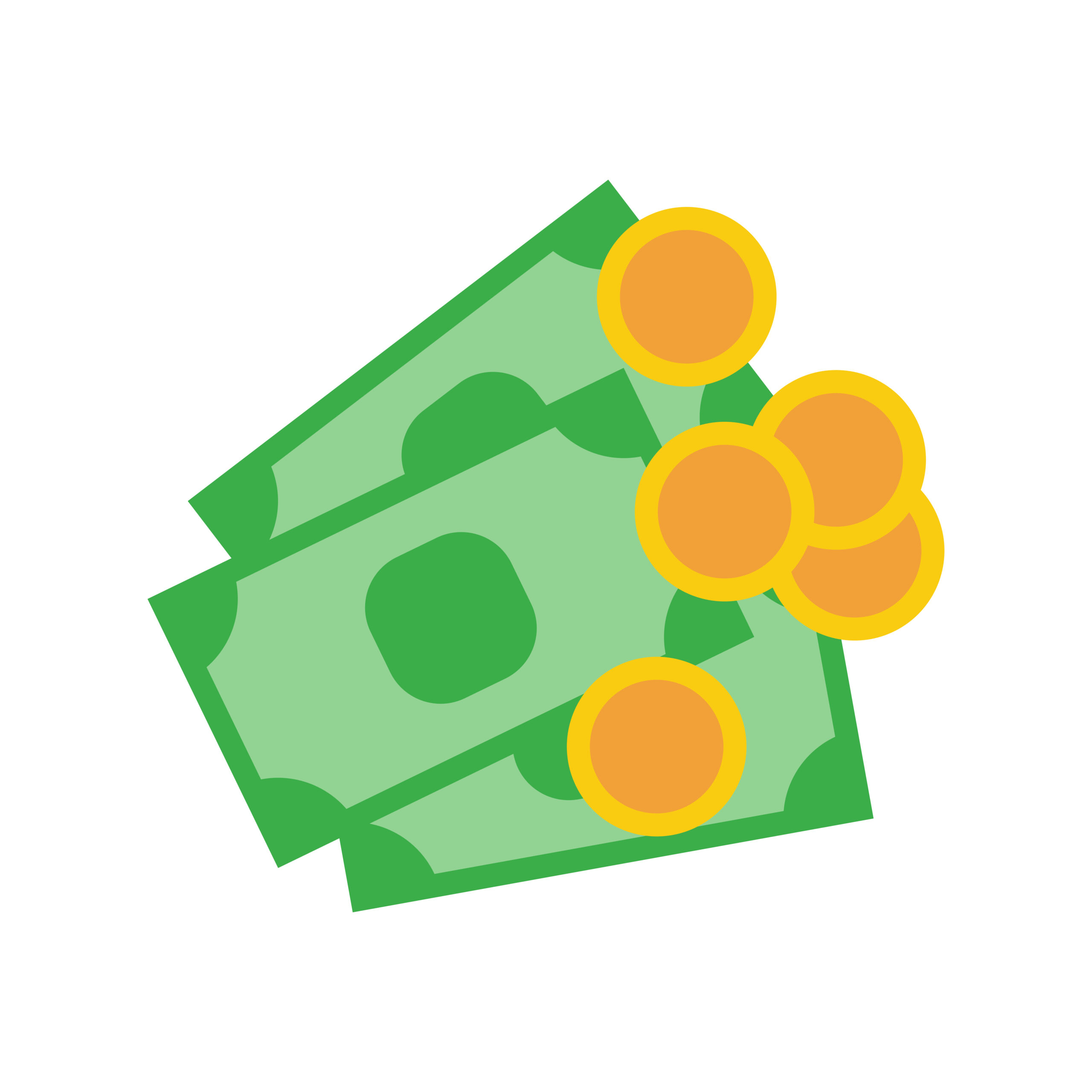 Money vector icon isolated on white background.